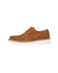 rotbraune Wildleder Derby Schuhe von Marc O'Polo