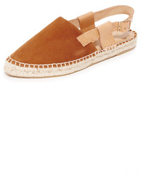 rotbraune Wildleder Espadrilles von Matt Bernson