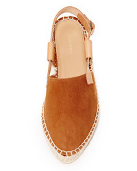 rotbraune Wildleder Espadrilles von Matt Bernson