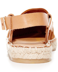 rotbraune Wildleder Espadrilles von Matt Bernson