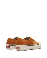 rotbraune Wildleder niedrige Sneakers von Vans