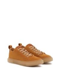 rotbraune Wildleder niedrige Sneakers von Giuseppe Zanotti