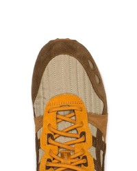 rotbraune Wildleder niedrige Sneakers von Asics