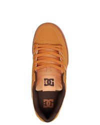 rotbraune Wildleder niedrige Sneakers von DC Shoes