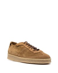 rotbraune Wildleder niedrige Sneakers von Buttero