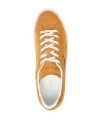 rotbraune Wildleder niedrige Sneakers von Paul Smith