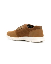 rotbraune Wildleder niedrige Sneakers von Timberland