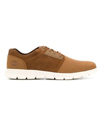 rotbraune Wildleder niedrige Sneakers von Timberland