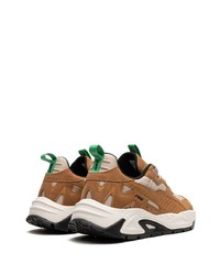 rotbraune Wildleder niedrige Sneakers von Puma