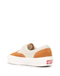 rotbraune Wildleder niedrige Sneakers von Vans