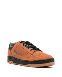 rotbraune Wildleder niedrige Sneakers von Puma