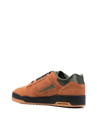 rotbraune Wildleder niedrige Sneakers von Puma