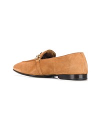 rotbraune Wildleder Slipper von Cesare Paciotti