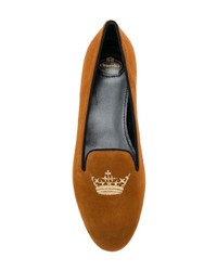 rotbraune Wildleder Slipper von Church's