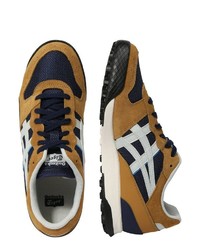 rotbraune Wildleder Sportschuhe von Onitsuka Tiger