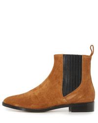 rotbraune Wildleder Stiefeletten von Club Monaco