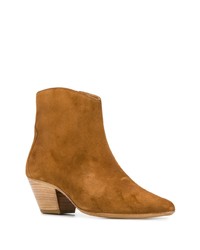 rotbraune Wildleder Stiefeletten von Isabel Marant