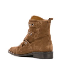 rotbraune Wildleder Stiefeletten von Via Roma 15