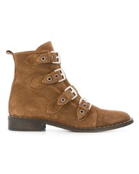 rotbraune Wildleder Stiefeletten von Via Roma 15