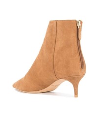 rotbraune Wildleder Stiefeletten von Alexandre Birman