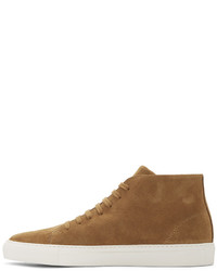 rotbraune Wildleder Turnschuhe von Common Projects