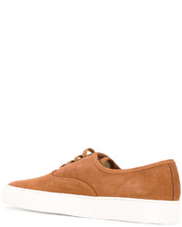 rotbraune Wildleder Turnschuhe von Common Projects