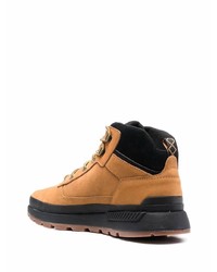 rotbraune Wildlederarbeitsstiefel von Timberland