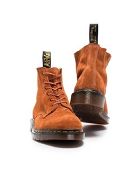 rotbraune Wildlederfreizeitstiefel von Dr. Martens