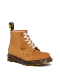 rotbraune Wildlederfreizeitstiefel von Dr. Martens