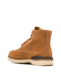 rotbraune Wildlederfreizeitstiefel von VISVIM