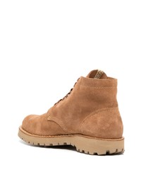 rotbraune Wildlederfreizeitstiefel von VISVIM