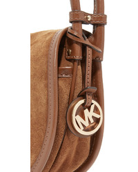 rotbraune Wildledertaschen von MICHAEL Michael Kors