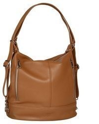 rotbrauner Leder Rucksack von SAMANTHA LOOK