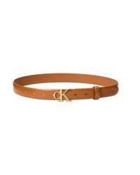 rotbrauner Ledergürtel von Calvin Klein
