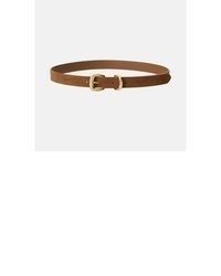 rotbrauner Ledergürtel von Calvin Klein