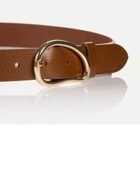 rotbrauner Ledergürtel von Tom Tailor