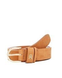 rotbrauner Ledergürtel von Tommy Hilfiger