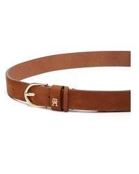 rotbrauner Ledergürtel von Tommy Hilfiger