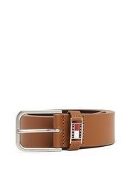 rotbrauner Ledergürtel von Tommy Jeans