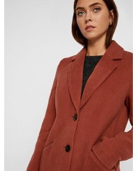 rotbrauner Mantel von Vero Moda