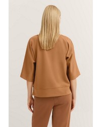 rotbrauner Oversize Pullover von Bugatti