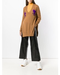rotbrauner Oversize Pullover von N°21