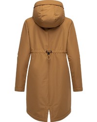 rotbrauner Parka von Ragwear