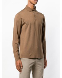 rotbrauner Polo Pullover von Lardini