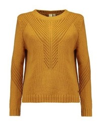 rotbrauner Pullover mit einem Rundhalsausschnitt von Roxy