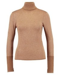 rotbrauner Rollkragenpullover von Only