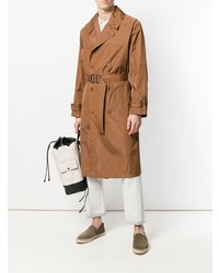 rotbrauner Trenchcoat von Bottega Veneta