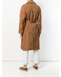 rotbrauner Trenchcoat von Bottega Veneta