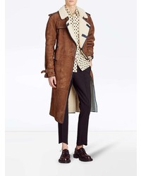 rotbrauner Trenchcoat von Burberry