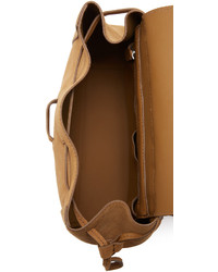 rotbrauner Wildleder Rucksack von Loeffler Randall